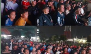 Ribuan Penonton Memadati Nobar Timnas Indonesia di Deli Serdang, Surya Calon Wagub Sumut Turut Hadir