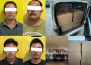 Polres Labuhanbatu Selatan Sita 30 Kotak Rokok Ilegal, Empat Pelaku Ditangkap dalam Penggerebekan