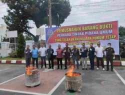 Kejaksaan Negeri Binjai Musnahkan 67 Perkara Barang Bukti, Sabu, Ganja, hingga Ekstasi Tidak Luput dari Pemusnahan