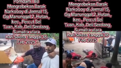 Penggerebakan lalu (dahsyatnews.com/Foto: Ist).