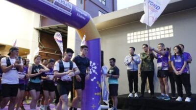 Afri Rizki Hadiri Charity Run 2025 Bersama Wali Kota Medan: 550 Peserta Dilepas Rico Waas