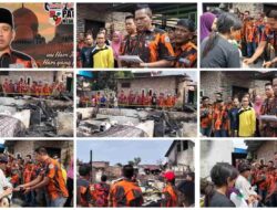 Kebakaran Guncang Medan Denai, PAC PP Hadir Bantu Warga Terdampak