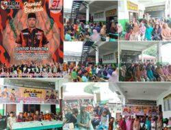 Guntur Syahputra Gerakkan Jumat Berkah, PAC PP Medan Denai Bagikan Ratusan Paket Beras ke Warga
