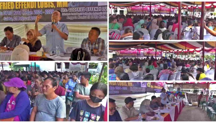 Reses Godfried Lubis di Sudirejo I: Warga Soroti Bansos, Drainase, hingga Penerangan Jalan