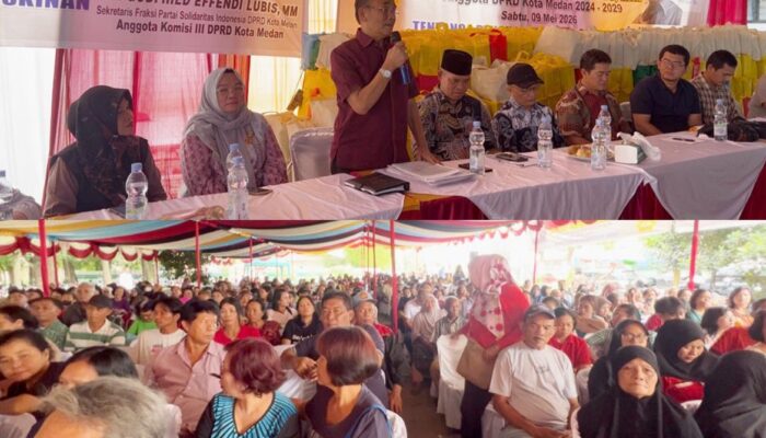 Sosperda Godfried Effendi Lubis di Teladan Barat Dibanjiri Aspirasi Warga soal PKH, UHC dan Pendidikan
