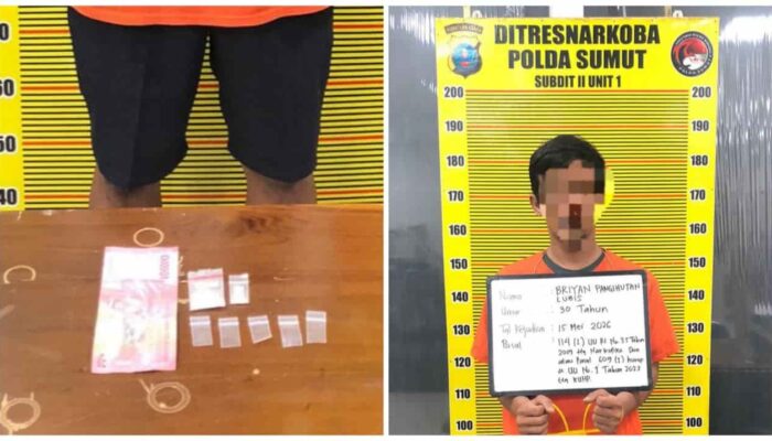 BPL Diciduk di Gang Impian Medan Saat Diduga Edarkan Sabu, Polisi Kejar Pemasok