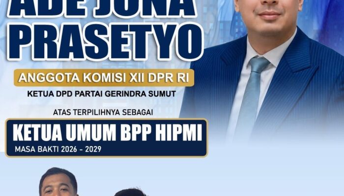 Pimpin BPP HIPMI 2026–2029, Ade Jona Prasetyo Dapat Dukungan Penuh dari Fauzi SH