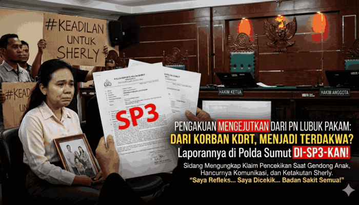 Persidangan Sherly Ungkap Klaim Pernah Alami KDRT, Laporan ke Polda Sumut Disebut Berakhir SP3