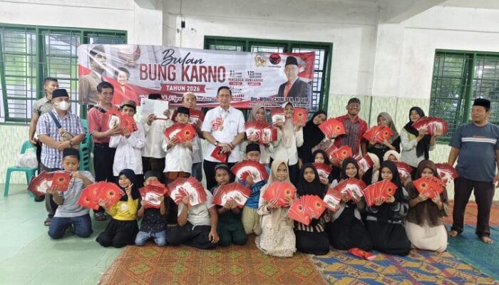 Wong Chun Sen Ajak Anak Panti Kenang Jasa Bung Karno Lewat Buku dan Kebersamaan