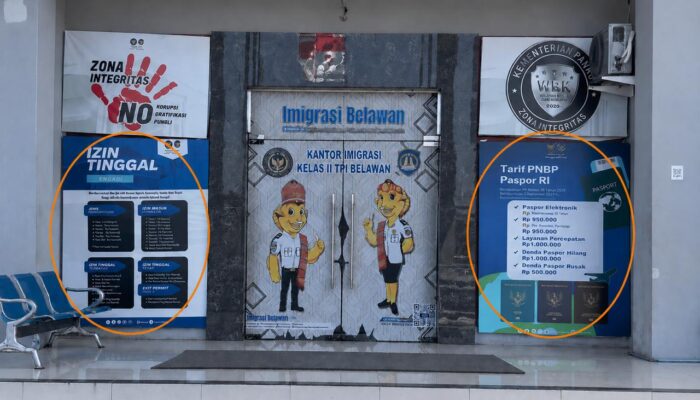 Imigrasi Belawan Perkuat Transparansi Layanan Paspor, Tarif Resmi PNBP Dipublikasikan Secara Terbuka