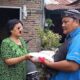 KSJ Datangi Rumah Warga di Perbatasan Medan-Deli Serdang, Lansia hingga Janda Terima Bantuan Sembako
