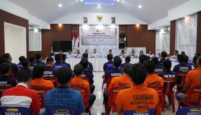 Rutan Kelas I Medan Bahas Usulan Hak Integrasi, 48 Warga Binaan Jalani Penilaian Tim TPP