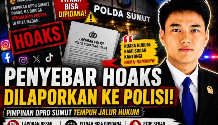 Ricky Anthony Laporkan Penyebar Dugaan Fitnah ke Polda Sumut, Minta Kasus Diusut Tuntas