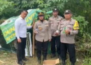 Operasi GSN di Hamparan Perak, Polisi Bakar Barak Diduga Lokasi Penyalahgunaan Narkoba