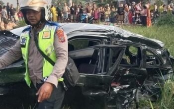 Avanza Disambar Kereta Api di Sergai, Satu Penumpang Tewas dan Dua Orang Terluka