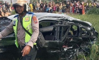 Avanza Disambar Kereta Api di Sergai, Satu Penumpang Tewas dan Dua Orang Terluka