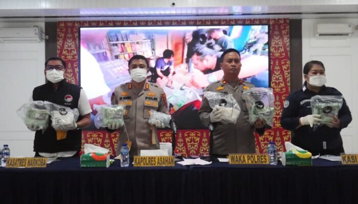 5 Kilogram Sabu dan 285 Ekstasi Disita di Asahan, Seorang Pemuda Diamankan
