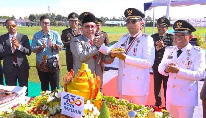 HUT ke-436 Kota Medan, Wali Kota Serukan Peran Warga Kawal Keamanan dan Pembangunan