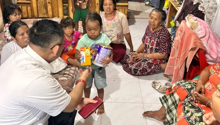 Anak di Medan Tembung Dapat Susu dan Vitamin, Wong Chun Sen Lanjutkan Pendampingan Stunting